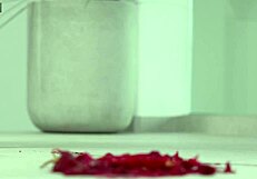 4K Foot Fetish Action with Bare Feet and Heels Crushing Fruit