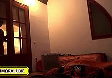 Stepsis taissia shanti blackmails stepbrother into hard doggystyle sex