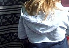 We set up the webcam with Fati late at night after they all leave for our group threesome