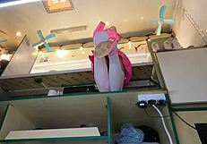 Hot young chick gets upskirt voyeured at work hidden cam