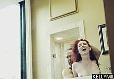 Experienced guy fucks horny redhead MILF Penny Lay 😏