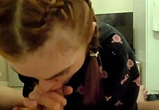 Did Redhead Roommate Swallow Or Spit?