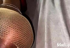 यार, इस पतली ब्लैक दूध वाली मिल्फ को बड़े ब्लैक लंड ने ठोक दिया!