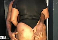 Tattooed Big Ass BBW Lady Rides Monster Cock in Group Doggie, Feeling Intense Pleasure and Wet Pussy Excitement