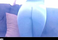 हॉट ब्रूनेट जवाँ लड़की की बड़ी गांड वाले बड़े लंड से चुदाई