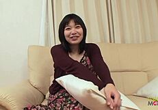 She plows her hairy pussy.