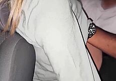 Latina got fucked in car after bar date