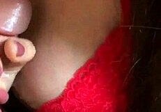 मेरी कॉलेज क्रश के साथ टिटजॉब POV, गजब का लगता है!