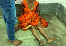 indian hot bhabhi moans while licking and getting passionate sex from muscular tailor master