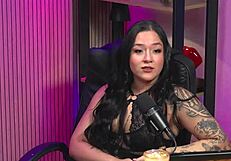 guided handjob with hot brunette slut