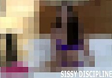 Hey, let's play rough with our new sissy slave tonight