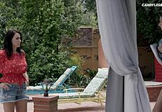 Horny Lesbians Lick Wet Pussies in Caught Cunilingus, Feeling Old Teen Tits and Muff Diving Passion