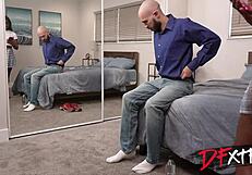 Big bootied beauty mistakenly sends sext to wrong guy and gets her ass pounded in missionary cowgirl and sideways positions