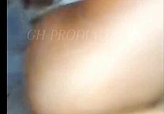 did you see that ghetto slut getting her holes stretched before a hard fuck?