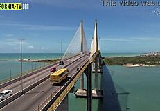 Brazilian lesbians masturbate naked in paradisiacal places