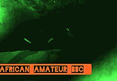 Ebony Couple Fucks Monster Cock