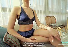 skinny wife cheats on husband with landlord