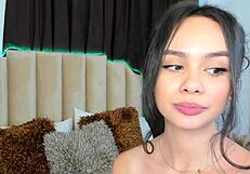 Beautiful 18 year old girl with big ass gets fucked and rides in homemade scene