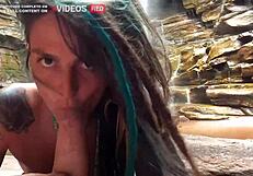 Fomos caught having public sex at the waterfall with Alemaohub. It was wild!