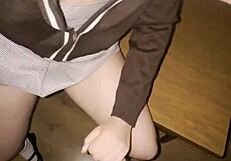 college girl fucked in classroom!