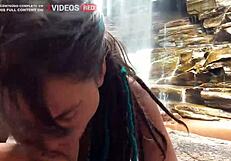 Fomos caught having public sex at the waterfall with Alemaohub. It was wild!