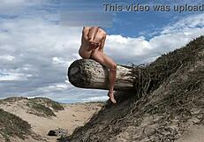 पब्लिक बीच पर लंड चिढ़ाया प्लाजा में झाड़ा