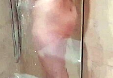 Spying on my neighbor showering got us so hot, I finished fast! 🔥