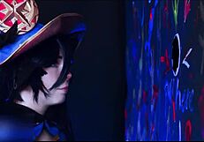 Astrologer Mona explores glory hole fetish in 4K cosplay