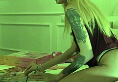 jerking off to her thong ass for valentines