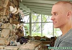 Cute Petite Teen Step Sister Lily Jordan Tricked into Threesome with Step Brother and Boyfriend