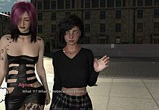 lets humiliate with big tits fingering in public theatre of sinners part 4 rebecca