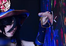 Astrologer Mona explores glory hole fetish in 4K cosplay