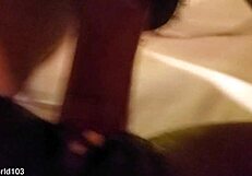 Can tiny ebony stripper Bii handle this monster cock?