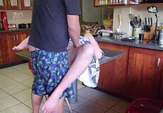 Neighbours Wife Screams as Slut While Biting Herself During Orgasm with Monster Cock. What a Cheating Homemade Scene!