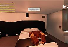 Face fucking a girl in a hat with rough monster cock