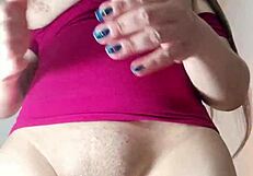 i feel so wet masturbating for my stepson in leggings