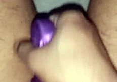 a couple engages in condom-protected fucking with a small penis