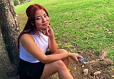 Fucked by Stranger for Cash in Street - MilanRodriguezX Cumshot