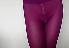 Misr4 - Update 4 - Cum on Burgundy Leggings - May 09 2025