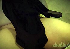 Chubbykaot Risks Intense Masturbation At Risky Office Desk