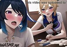 Genshin Impact Hentai Reveals Sexy Backstage Action In Wild Behind-The-Scenes Clips.