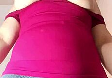 i feel so wet masturbating for my stepson in leggings