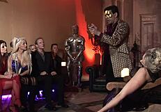 Amy and denice host wild group orgy