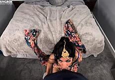 Pakistani Bhabi Aaliyah Yasin Sucks and Bangs White Cock