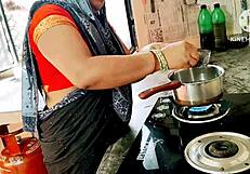 indian bhabhi says, suck my big tits while fucking