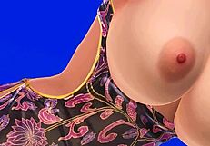 Close Up of Doa Mai in Tight Dress and Panties