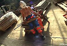 Shelby Moon says, 'Let's rip clothes and have boobs fun at work with big tits'