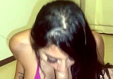 Intense handjob and deepthroat blowjob with massive semen load!