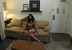 Pissed Off Housewife's Sex Tape Filled with Cum in Mouth and Pussy