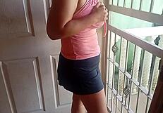 deliciosa milf latina in high heels gets her big ass massaged by her brunette couple